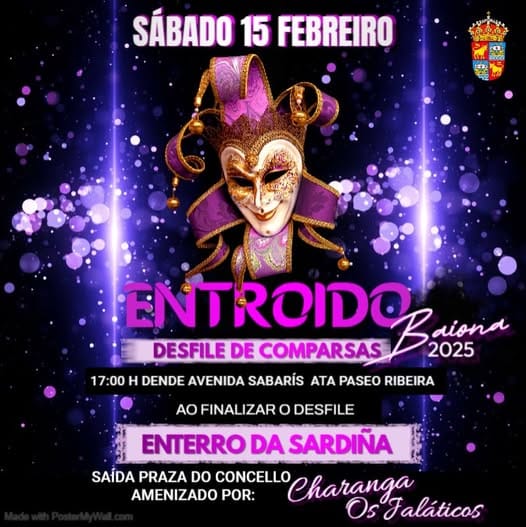 Baiona Adelanta el Carnaval 2025